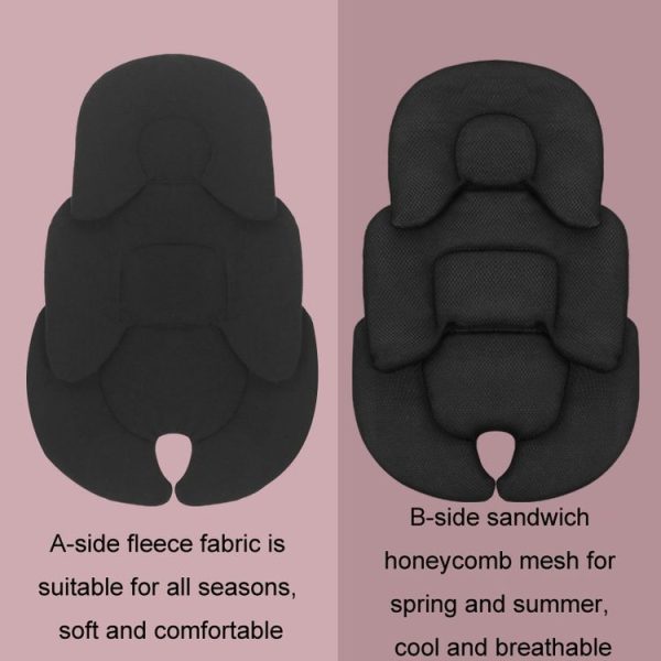 Baby Stroller Seat Cushion Safety Seat Protector Cushion, Color: Black - Image 2