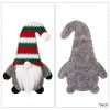 Christmas Table Decoration Cartoon Knitted Striped Knife and Fork Cover (Gray) - Image 4