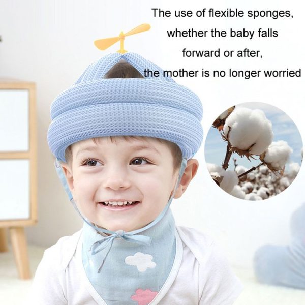 Bamboo Dragonfly Baby Toddler Anti-fall Pillow Protection Pad, Color: Gray - Image 6