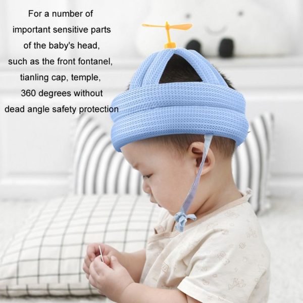 Bamboo Dragonfly Baby Toddler Anti-fall Pillow Protection Pad, Color: Gray - Image 9