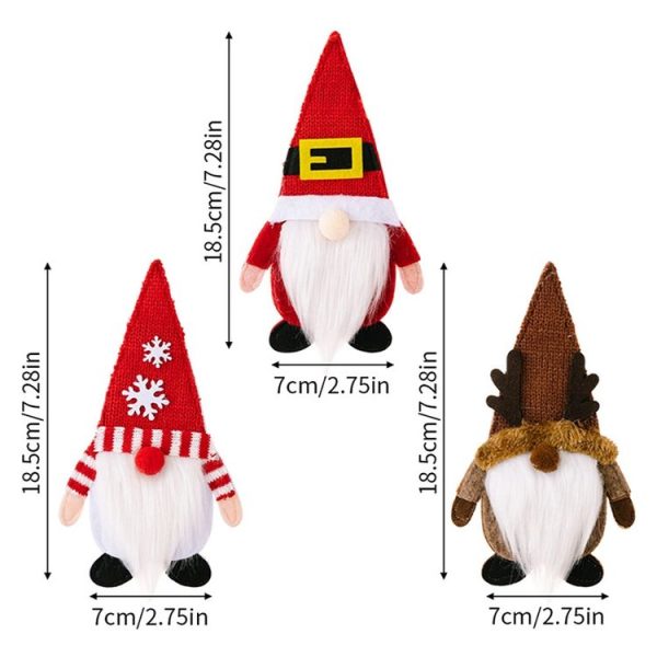 Christmas Table Decoration Props Cartoon Knife and Fork Decorative Cover (Belt) - Image 3