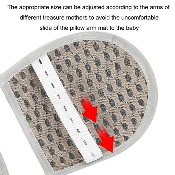 Baby Arm Mat Summer Nursing Ice Silk Arm Pad (Green) - Image 5