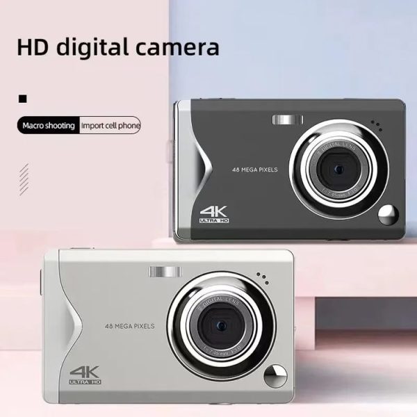 4K HD 3.0-Inch IPS Screen Autofocus HD Digital Camera (White) - Image 4