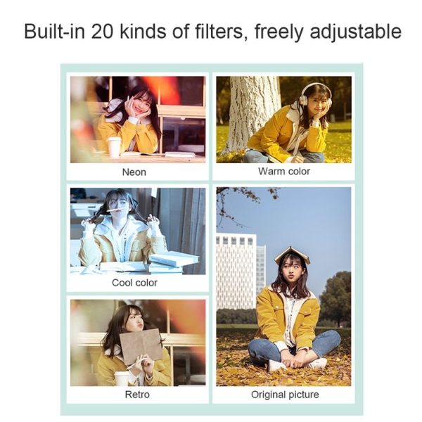 4K HD 3.0-Inch IPS Screen Autofocus HD Digital Camera (White) - Image 7