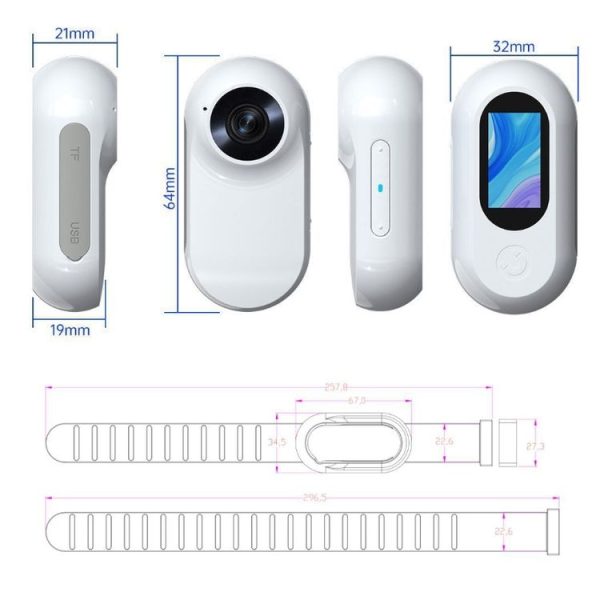 Magnetic Thumb Camera Portable HD Camera For Outdoor Cycling, Model: Standard - Image 3