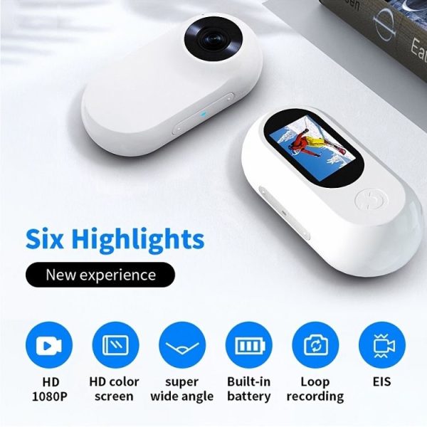 Magnetic Thumb Camera Portable HD Camera For Outdoor Cycling, Model: Standard - Image 7
