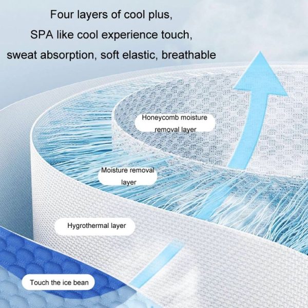 Baby Stroller Mat Seat Cushion Safety Seat Ice Silk Cushion, Color: Universal Blue Whale - Image 5