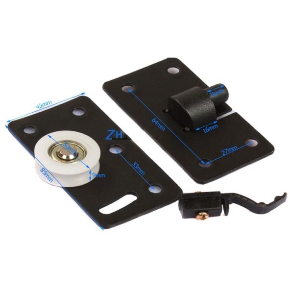 Sliding Door Closet Pulley Accessories Large Groove Sliding Door Lower Track - Image 2