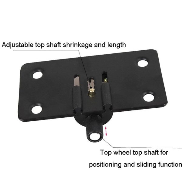 Sliding Door Closet Pulley Accessories Large Groove Sliding Door Lower Track - Image 4