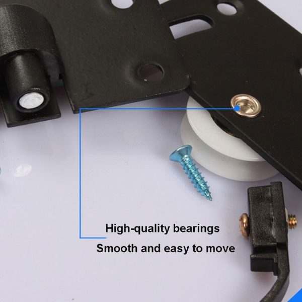 Sliding Door Closet Pulley Accessories Large Groove Sliding Door Lower Track - Image 7