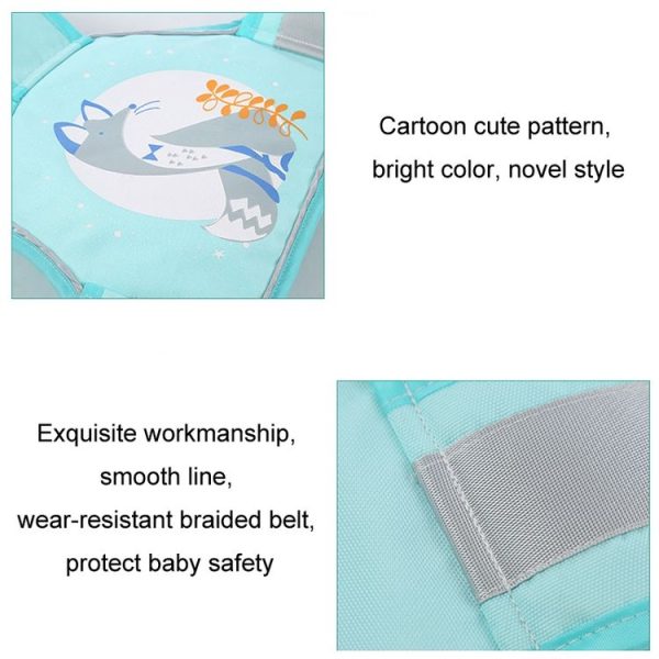 Anti-Fall Breathable Child Safety Strap For Electric Motorcycle, Color: Four Seasons Pink Elephant - Image 4