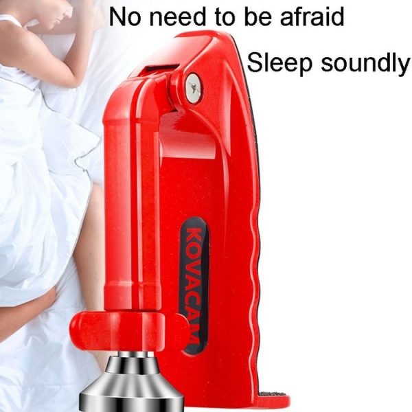 Metal Lever Door Stopper Hotel Travel Home Burglar Door Stopper, Model: Door Stopper - Image 3