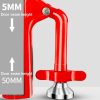 Metal Lever Door Stopper Hotel Travel Home Burglar Door Stopper, Model: Door Stopper - Image 7
