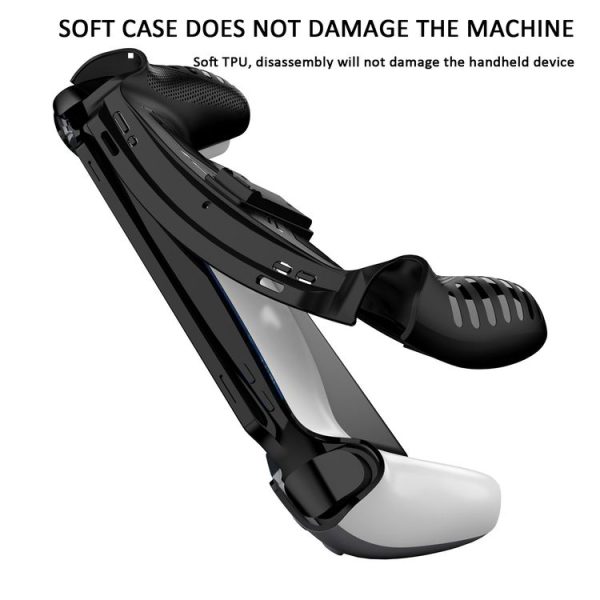 Sony PlayStation Portal TPU Protective Case Cover With Stand (Black) - Image 4