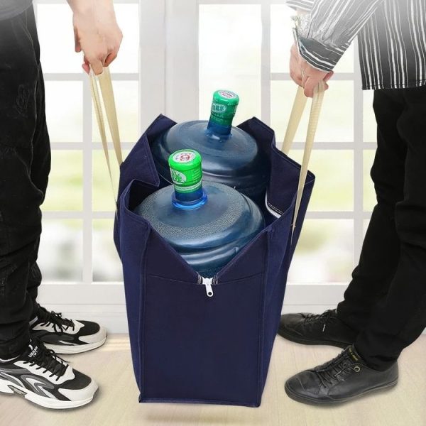 Extra Large Moving Bags Storage Totes Bag Travel Duffle Bag 78 x 55 x 25cm (Black) - Image 6