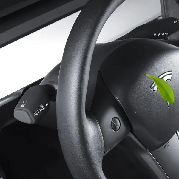 Tesla Model 3 / Y Car Turn Signal Lever Silicone Cover Wiper Paddle Protective Cover (Black) - Image 9