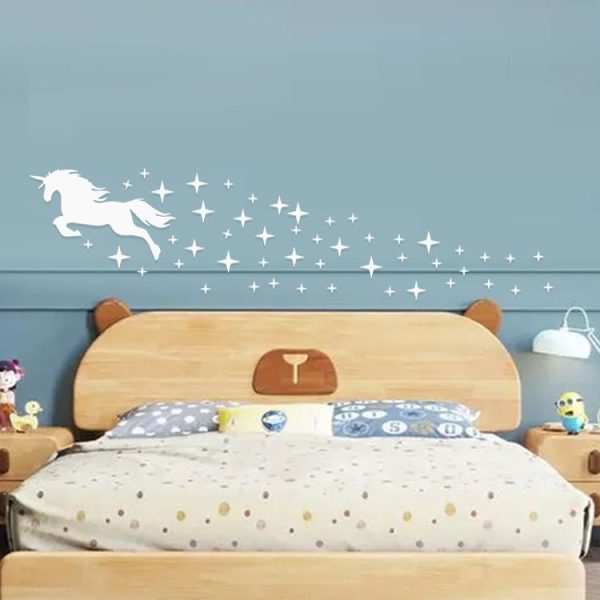 Luminous Self-Adhesive Stickers Bedroom Dormitory Decoration Fluorescent Decals, Style: Single Model+Stars - Image 4