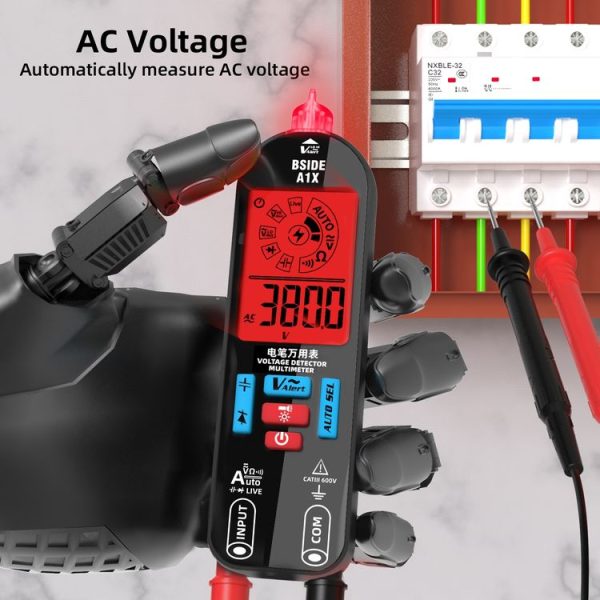 BSIDE A1X Charging Model Mini Digital Electric Pen Intelligent Automatic Merit Multimeter, Specification: Standard - Image 12
