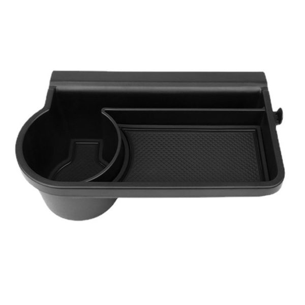 Tesla Model 3 / Y Front Passenger Glove Box Water Cup Holder Storage Box (Black) - Image 2