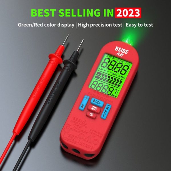 BSIDE A2 Charging Model Mini Digital Auto-Ranging Pencil Multimeter, Specification: With Tool Pack - Image 5