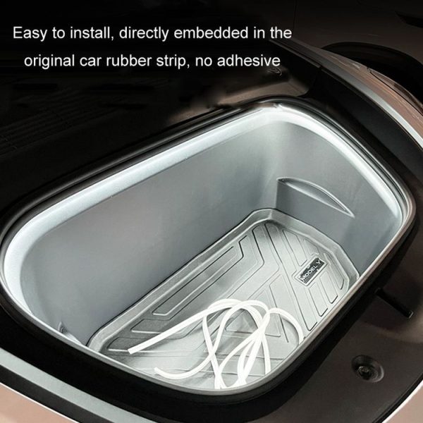 Tesla Front Trunk LED Ambient Light Strip, Size: 21-23 Model 3 (White Light) - Image 6
