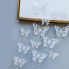 12pcs / Set 3D Simulation Skeleton Butterfly Stickers Home Background Wall Decoration Art Wall Stickers, Type: A Type White