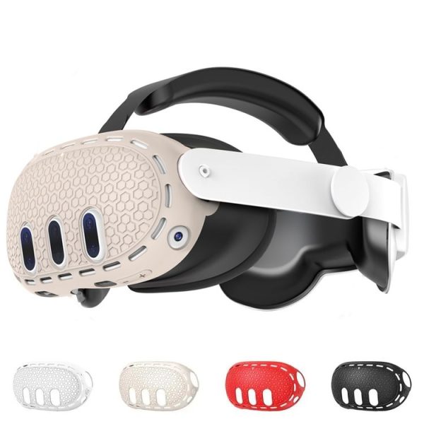 Meta Quest 3 VR Host Silicone Protective Case Smart Device Accessories (Starlight) - Image 2