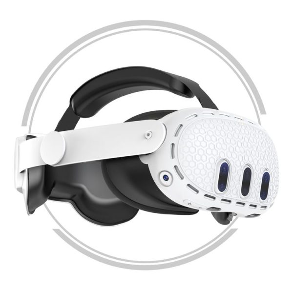Meta Quest 3 VR Host Silicone Protective Case Smart Device Accessories (Starlight) - Image 3