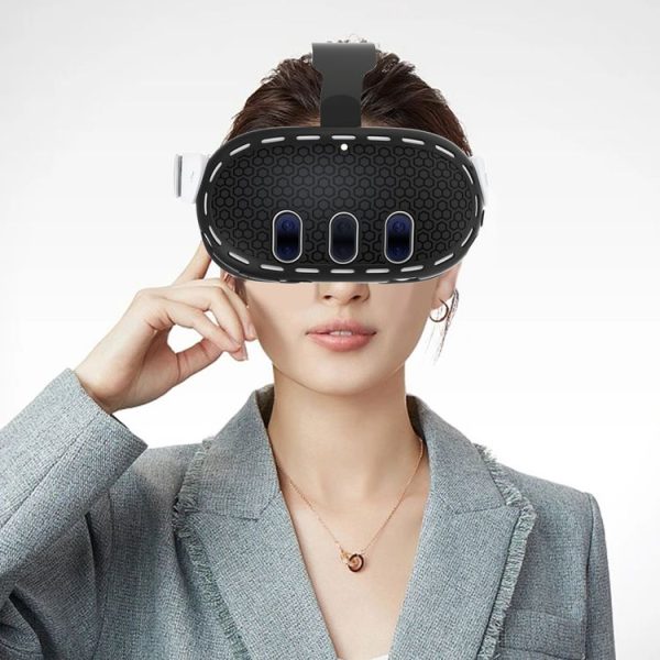 Meta Quest 3 VR Host Silicone Protective Case Smart Device Accessories (Starlight) - Image 7