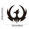 Acrylic Spreading Wings Bird Mirror Stereoscopic Wall Stickers Home Decoration Soft Mirror (Silver) - Image 2