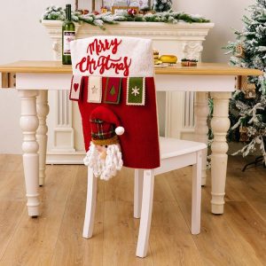 3D Cartoon Doll Chair Cover Christmas Furniture Decoration Supplies (Elder)