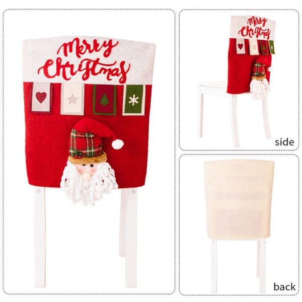 3D Cartoon Doll Chair Cover Christmas Furniture Decoration Supplies (Elder) - Image 4