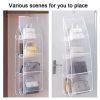 Bag Storage Hanging Bag Wardrobe Hanging Dust-proof Fabric Storage Bag, Spec: 6 Pockets White - Image 6