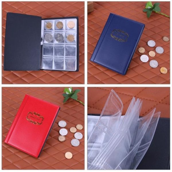 Russian Cover 120 Coins Pocket-sized Collection Album (Red) - Image 3