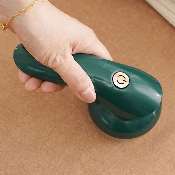 Home Rechargeable Handheld Clothes Hair Ball Trimmer (White) - Image 10