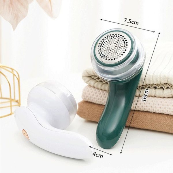 Home Rechargeable Handheld Clothes Hair Ball Trimmer (White) - Image 2