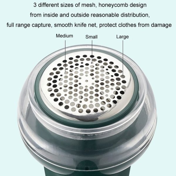 Home Rechargeable Handheld Clothes Hair Ball Trimmer (White) - Image 6