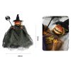 Halloween Terror Pumpkin Doll Pendant Haunted House Party Hanging Ghost Props (Purple) - Image 3