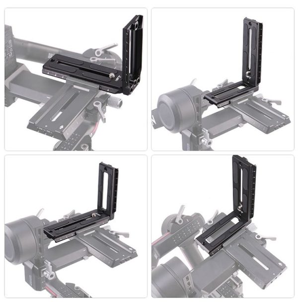 JLWIN Quick Release Plate L Bracket Plate for DJI Ronin RS 2 / RSC 2 / RS 3 Gimbal Stabiliser - Image 7
