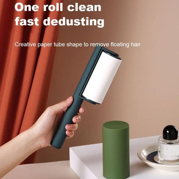 Household Clothing Sofa Hair Vertical Removable Roller Hair Sticker, Color: Orange - Image 5