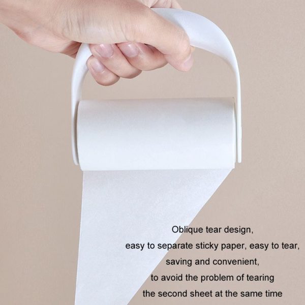 Household Roller Removable Dust-sticking Clothes Lint Sticker, Color: White - Image 5