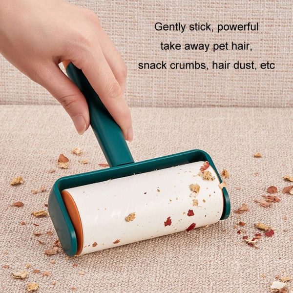 Tear-off Roll Clothes Pet Sticky Hair Roller Brush, Color: Pink - Image 4