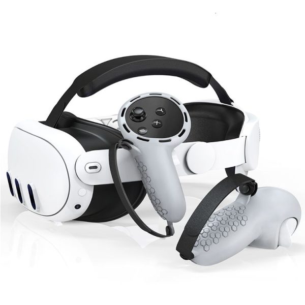 Meta Quest 3S / 3 Controller Silicone Anti-Slip Protective Cover VR Accessories (Black) - Image 5