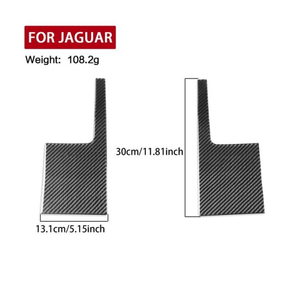 Jaguar F-TYPE 2013+ Left And Right Drive Universal Instrument Center Air Vent Sticker (Black) - Image 3
