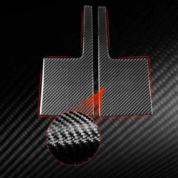 Jaguar F-TYPE 2013+ Left And Right Drive Universal Instrument Center Air Vent Sticker (Black) - Image 5
