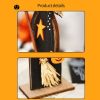 Halloween Decorations Witch Ghost Painted Wooden Ornament Party Decorative Props, Style: Witch Leg - Image 3