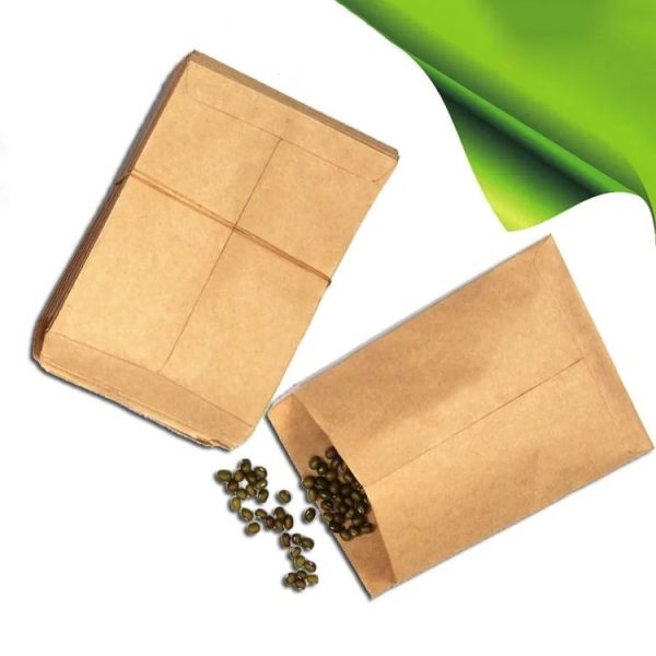 6x10cm 50pcs Sticky Seed Hybrid Breeding Kraft Paper Bag - Image 6