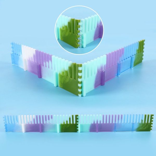 DIY Crystal Glue Mold Adjustable Frame Fence Silicone Mold (60-801) - Image 4