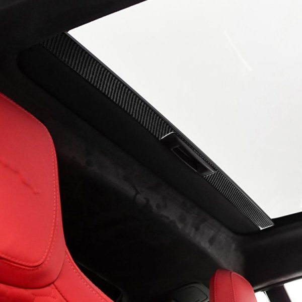 Jaguar F-TYPE 2013+ Universal Sunroof Handle Sticker Left And Right Drive (Black) - Image 6