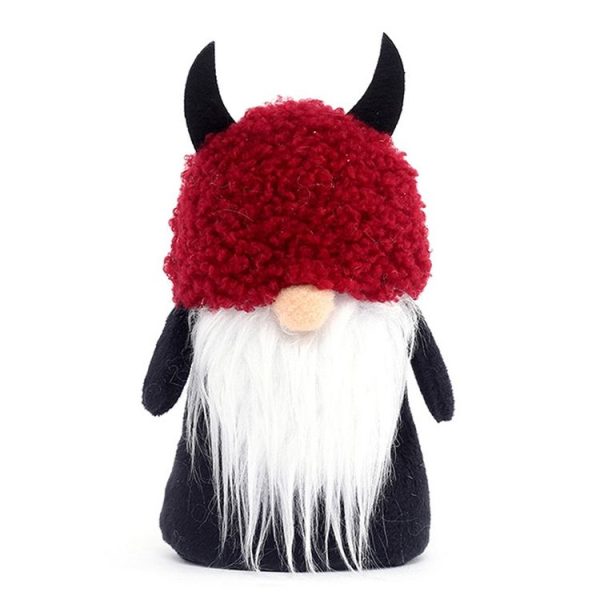 Halloween Decorations Ghost Faceless Doll Party Ornaments (Red)